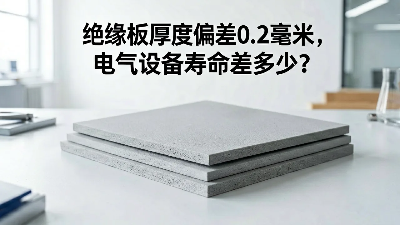绝缘板厚度偏差0.2毫米,电气设备寿命差多少?